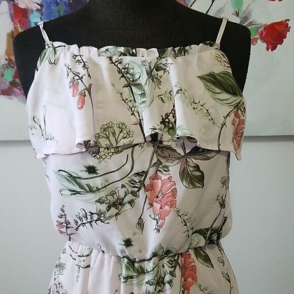 Bobeau Collection Pink Floral Dress size Xsmall - Picture 7 of 12